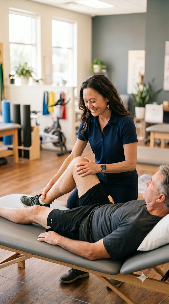 Sandy Sipe, physical therapist and owner of 805 Physical Therapy and Performance in Ventura, California