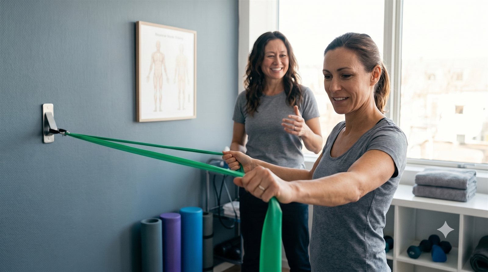 In-clinic physical therapy session at 805 Physical Therapy in Ventura, California