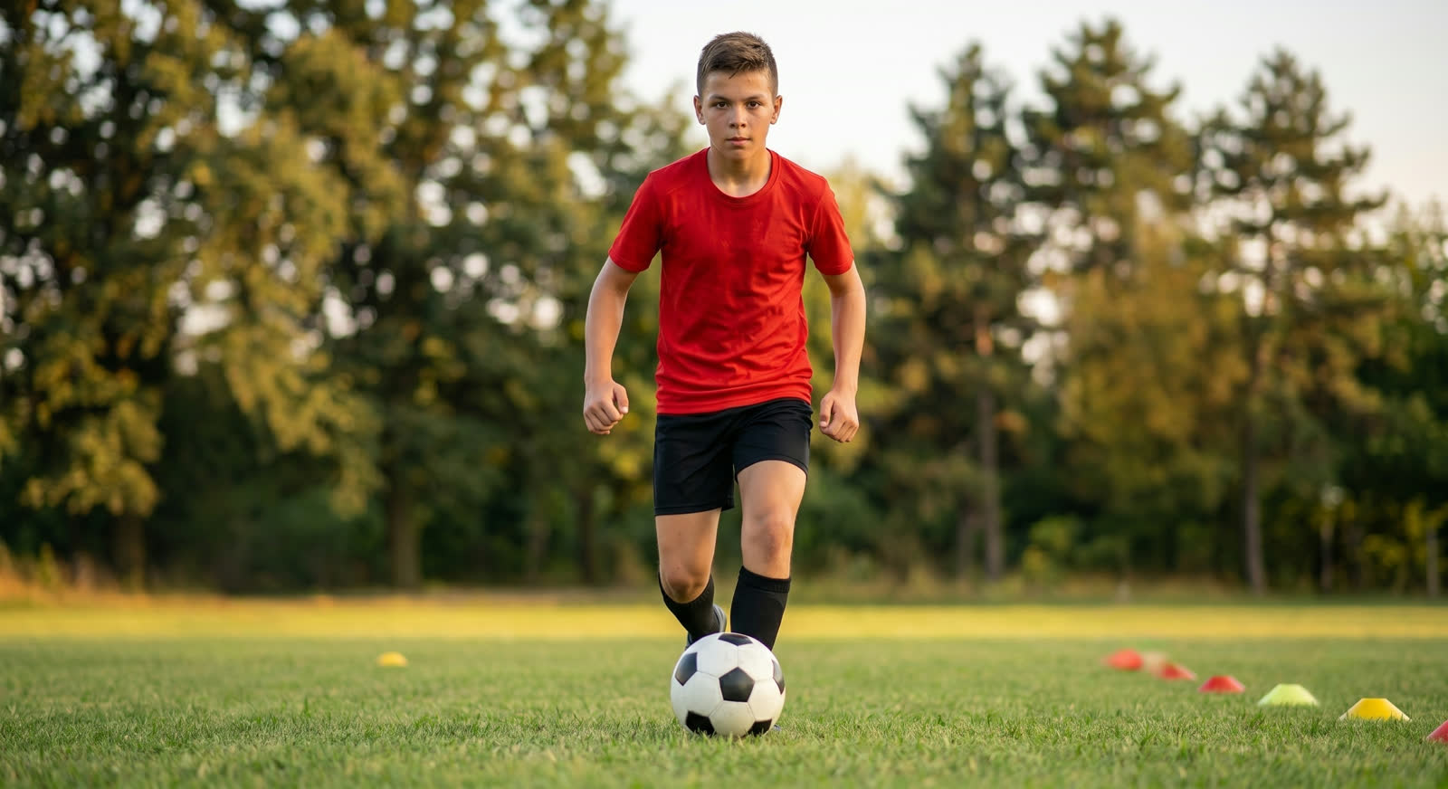 Youth soccer training in Ventura